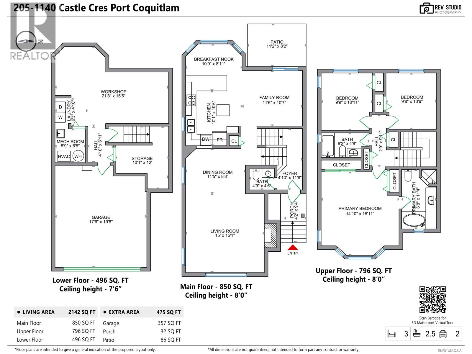 205 1140 CASTLE CRESCENT, Port Coquitlam