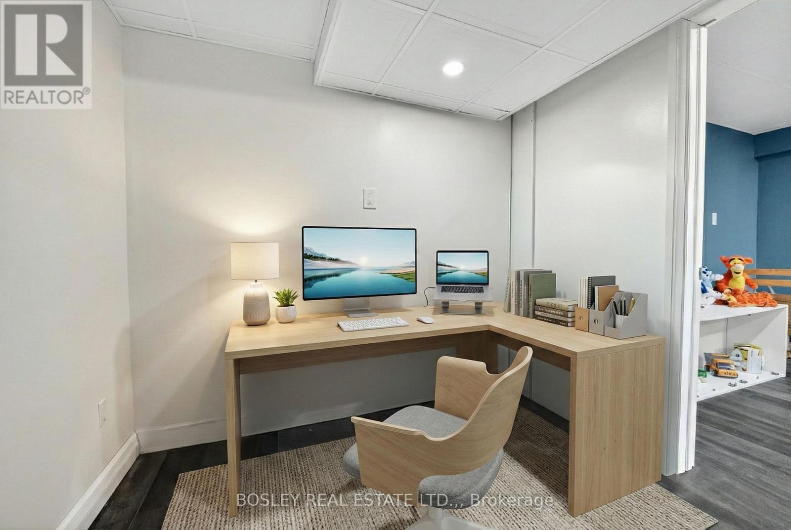 Virtually Staged - den area