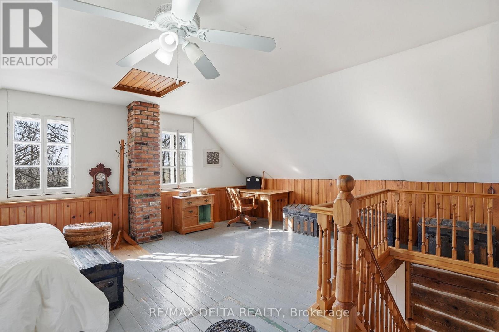Large loft space.