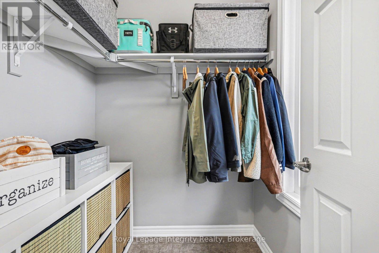 Walk in closet/mud room at entry!