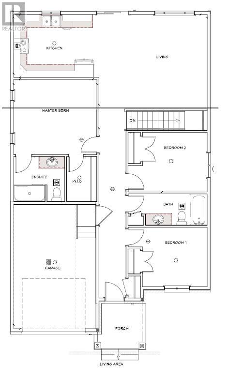 Virtual Staged Home Rendering #2 Floorplan \"Summit