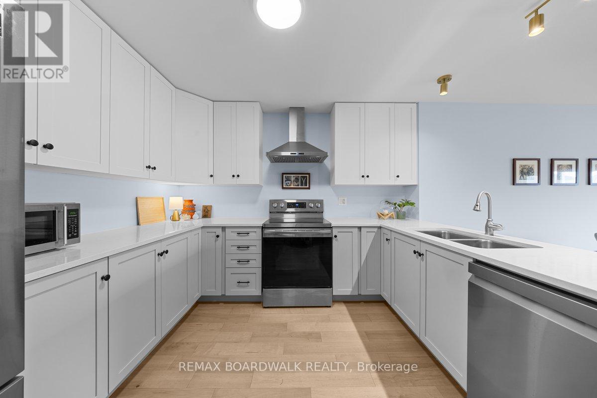 Clean bright kitchen