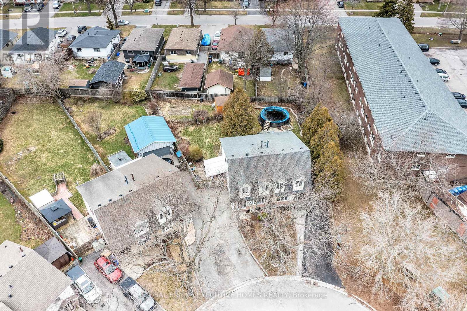 A fully Fenced Large Irregular-Shaped Yard