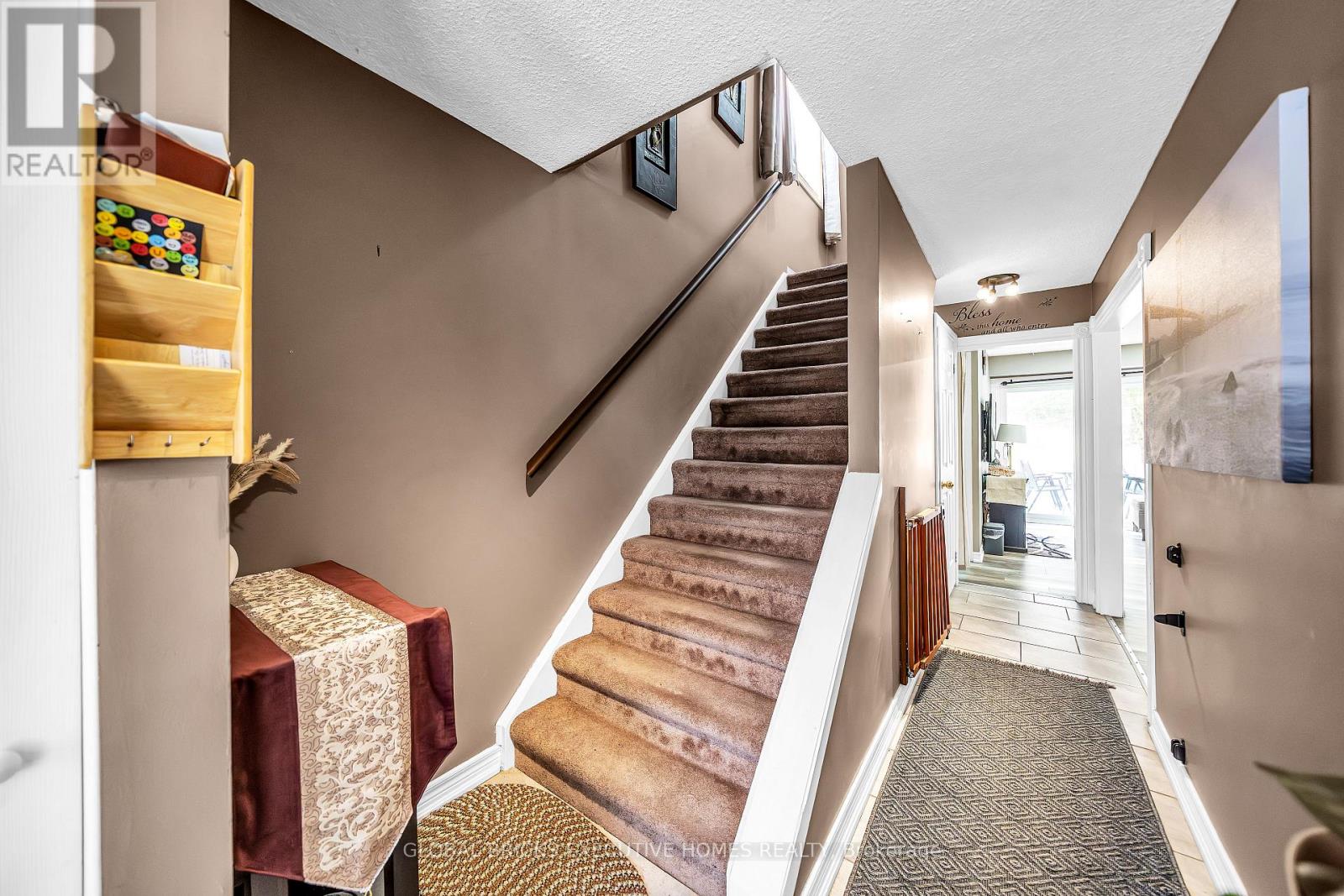 Stairs to upper bedrooms