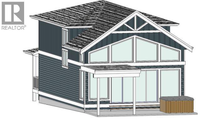 Rear elevation drawing