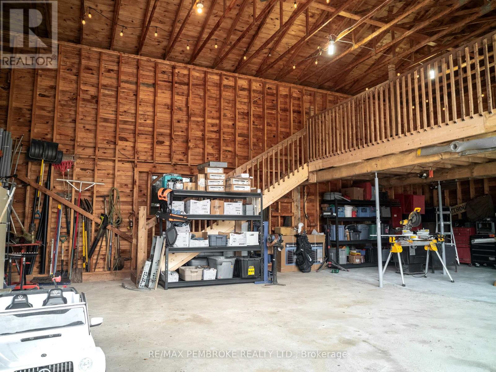 large shop with mezanine