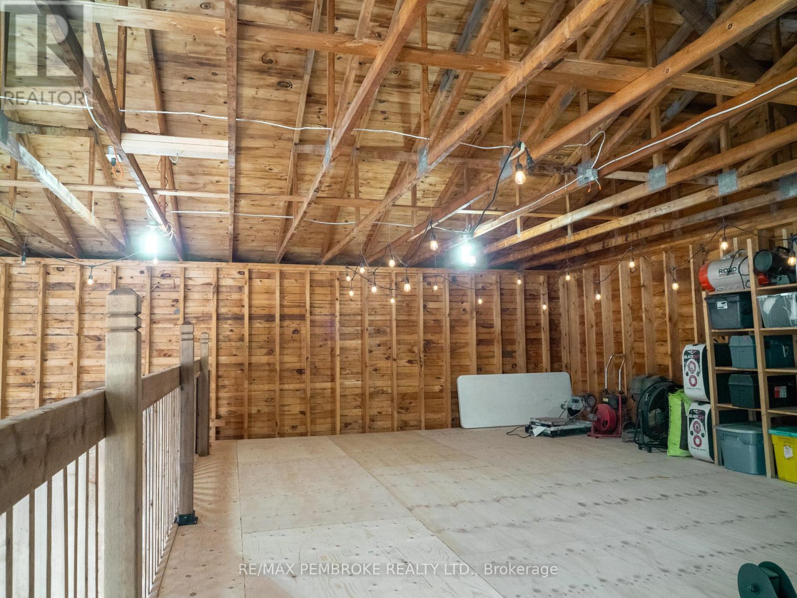 Loft in large shed