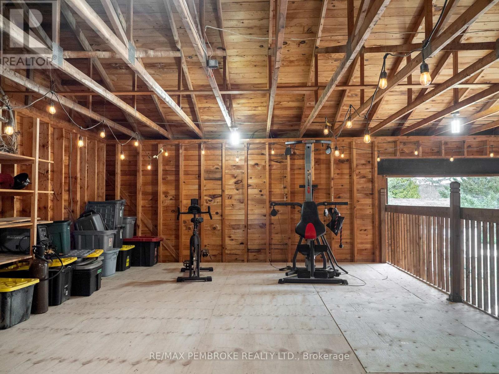 Loft in large shed