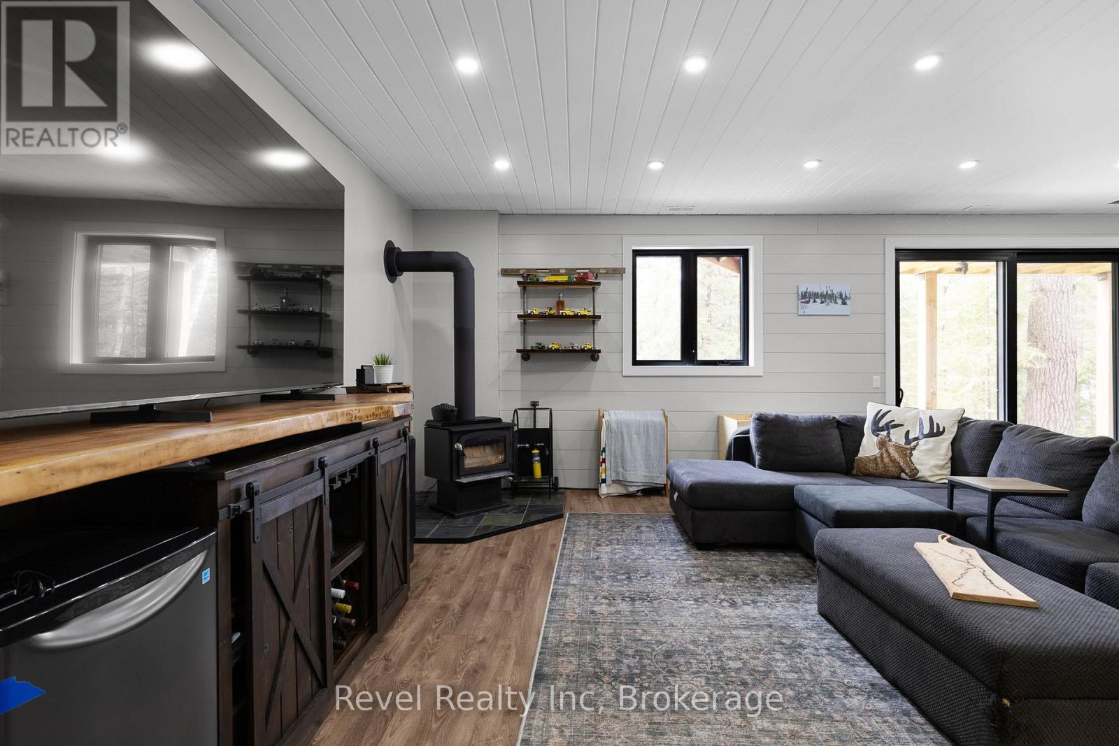 Lower Level Living Room with Walk-out