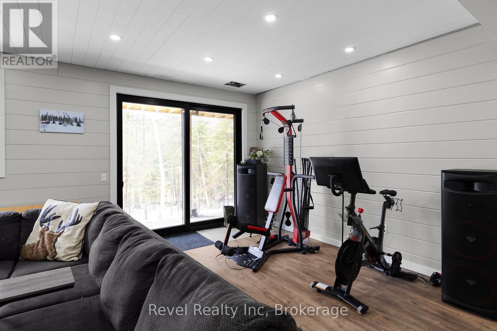 Lower Walk-out and Gym Space