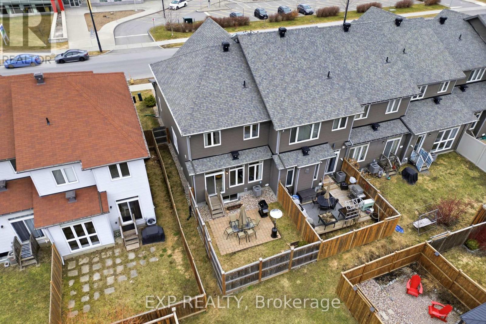 Fully fenced yard with private door