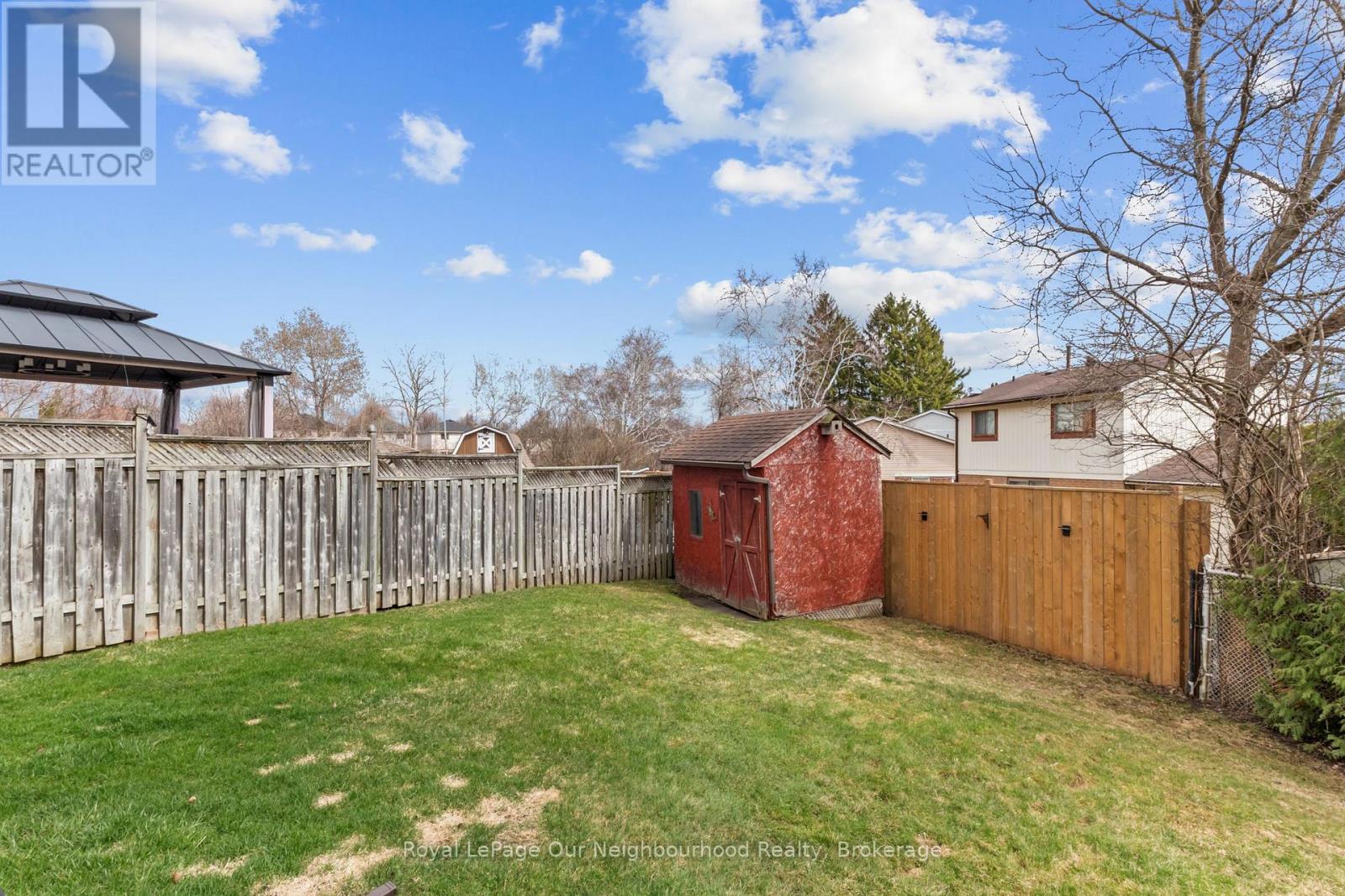 Shed for outdoor storage