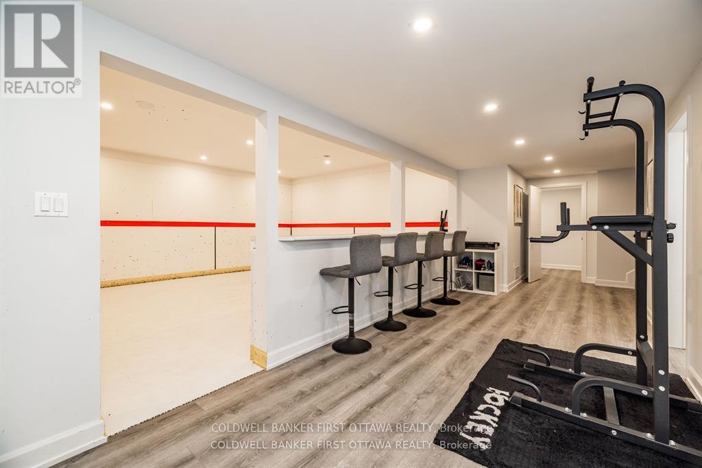 Lower level rink can be converted back to rec room