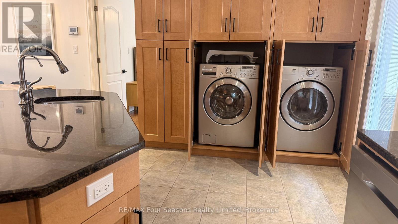 Laundry in Kitchen area