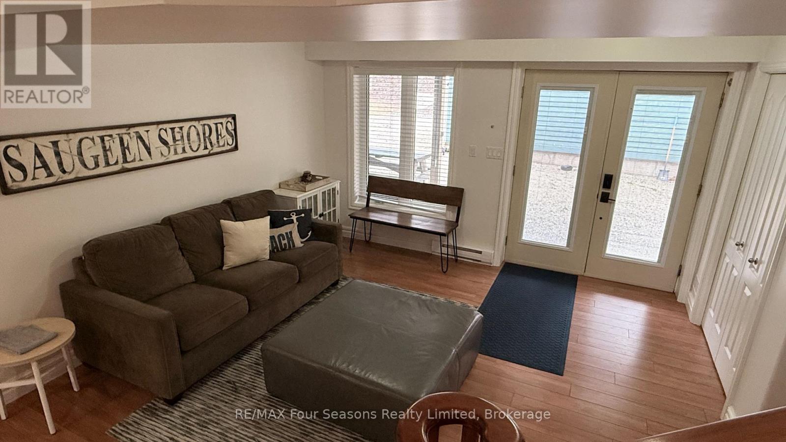 Family room with walkout