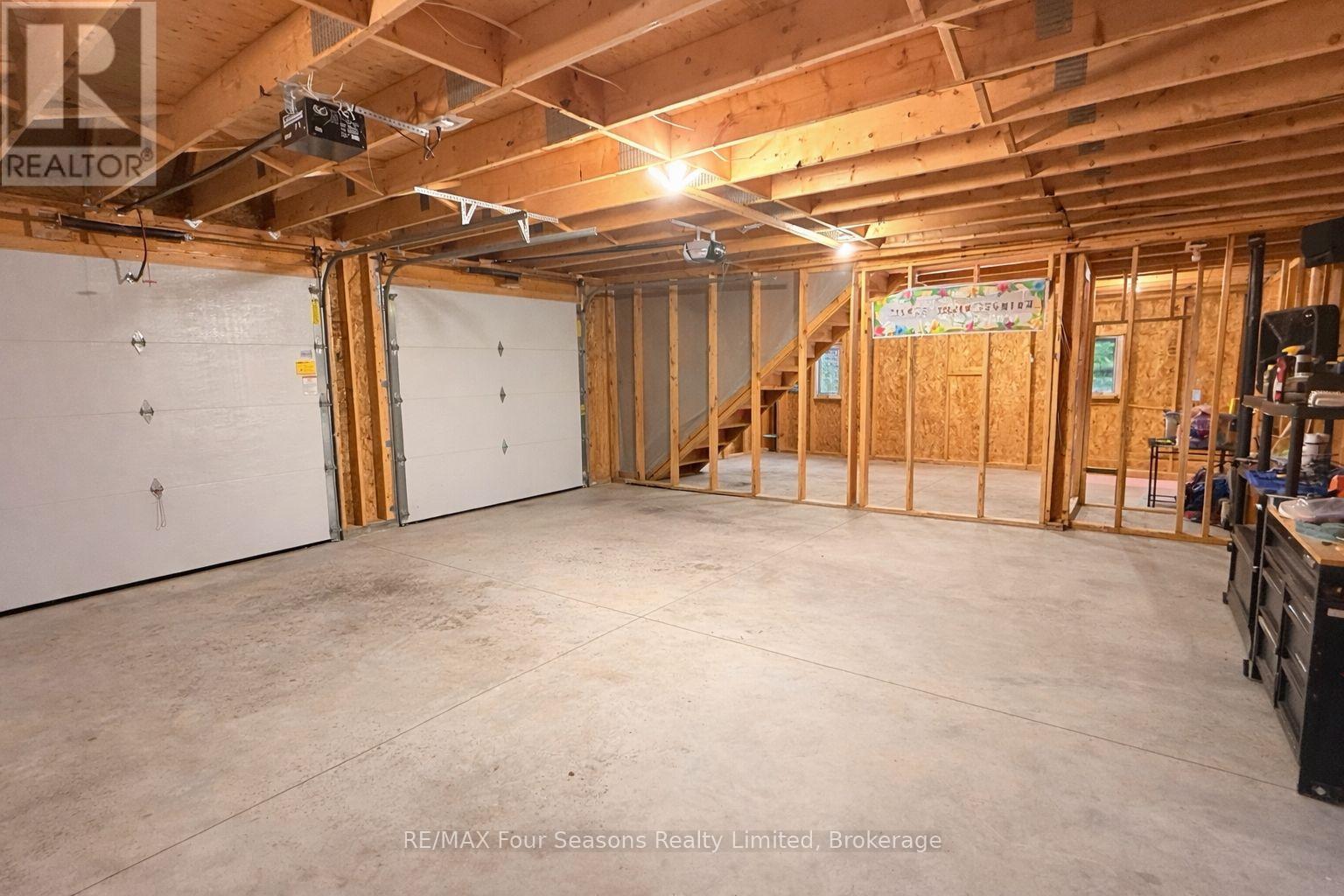 2 bay garage with shop/loft plumbed infloor heat