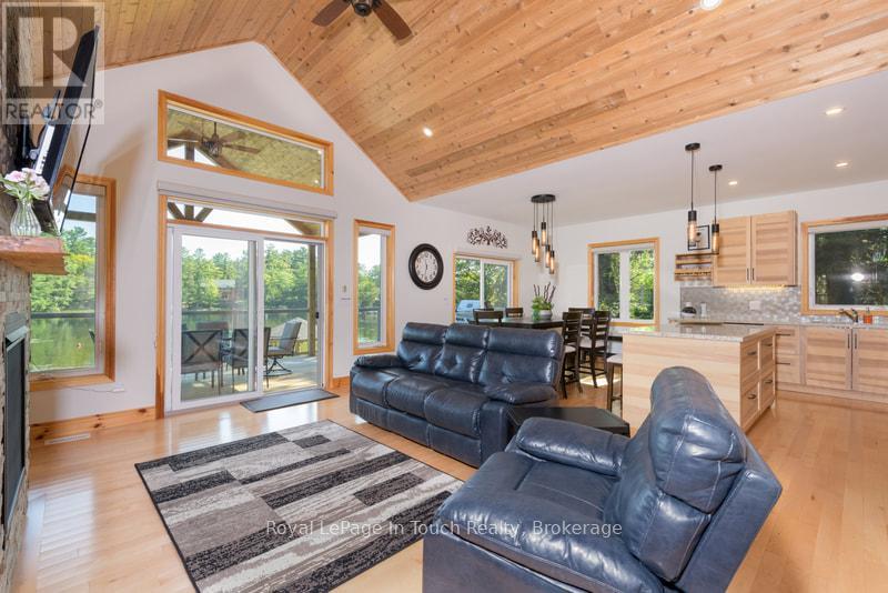 Open Concept Living Room, Dining Room, Kitchen