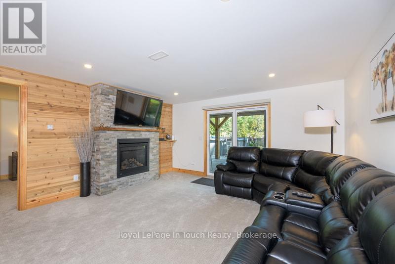 Family Room with Walk out to pool and Lake