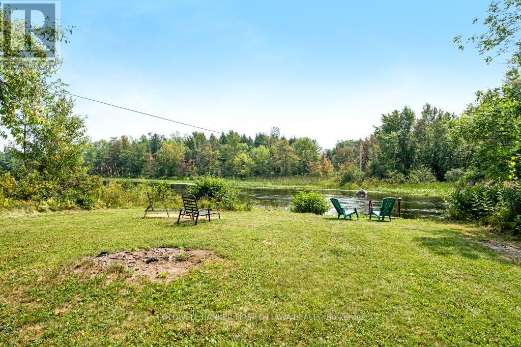 Cleared area by the water for lazy summer days