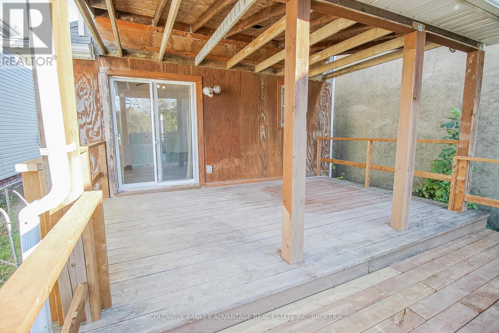 Covered Back Deck