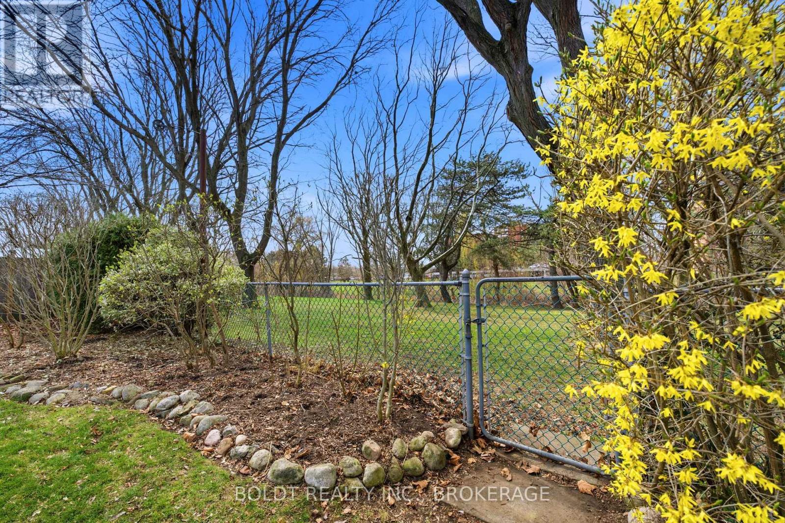Back gate to park and trails