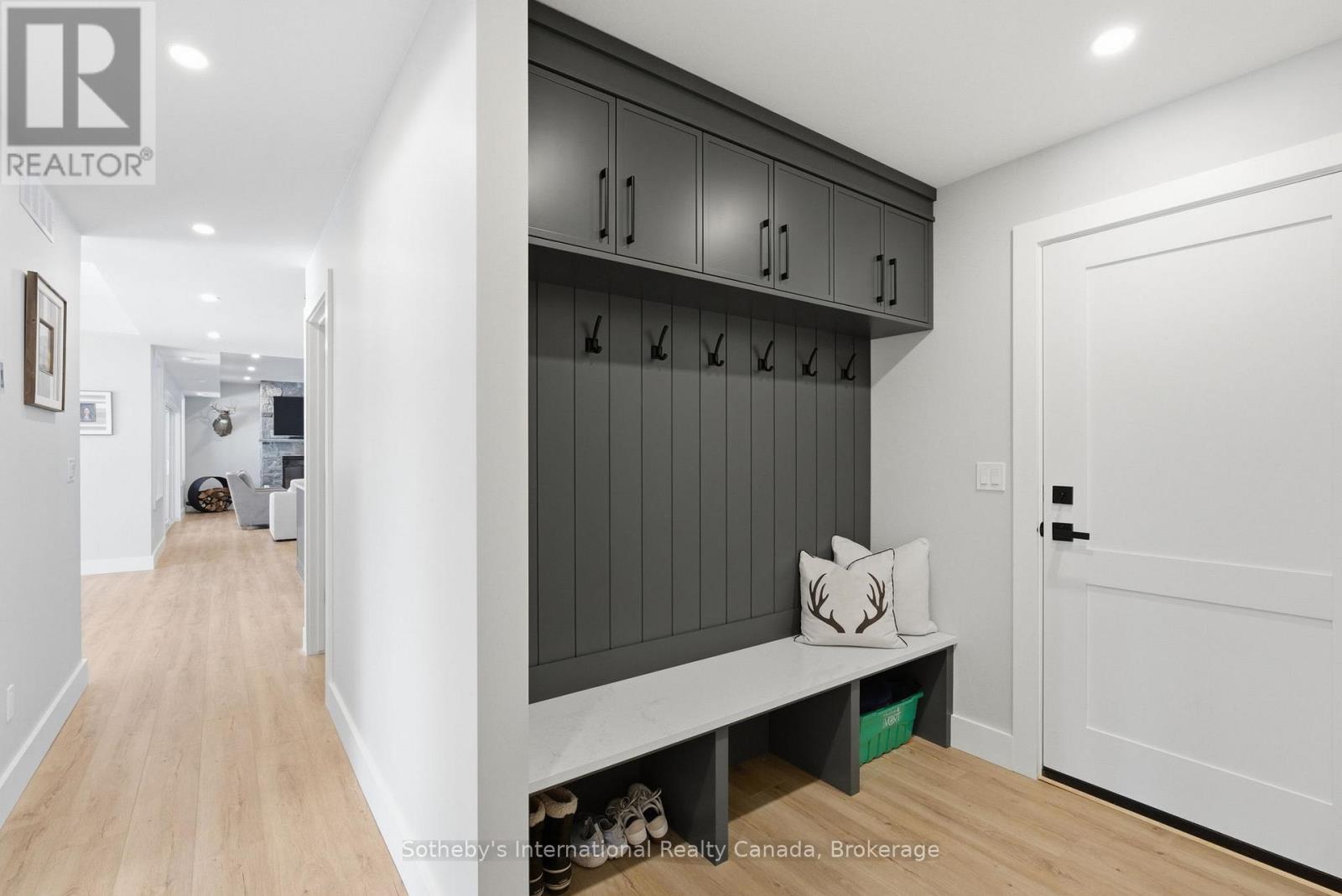 Mudroom with garage entrance