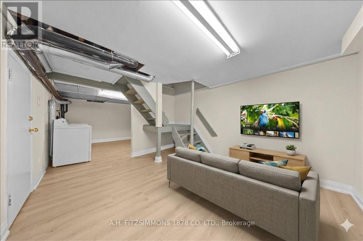 staged rec room