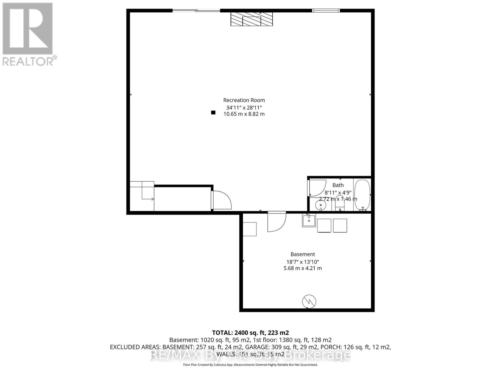 Basement floor plan