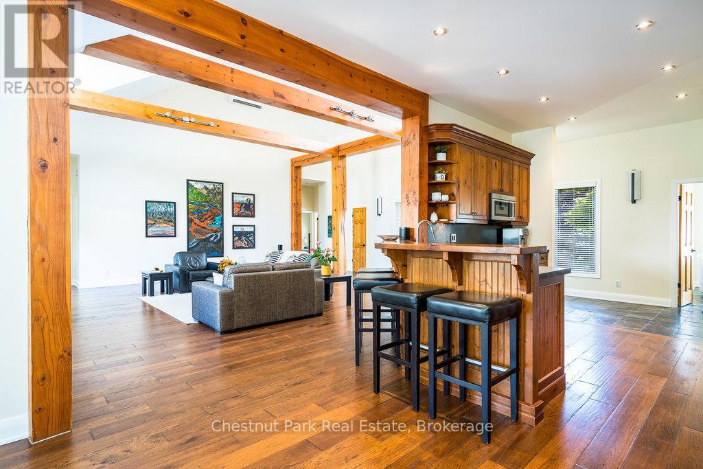 Open floor plan kitchen and great room