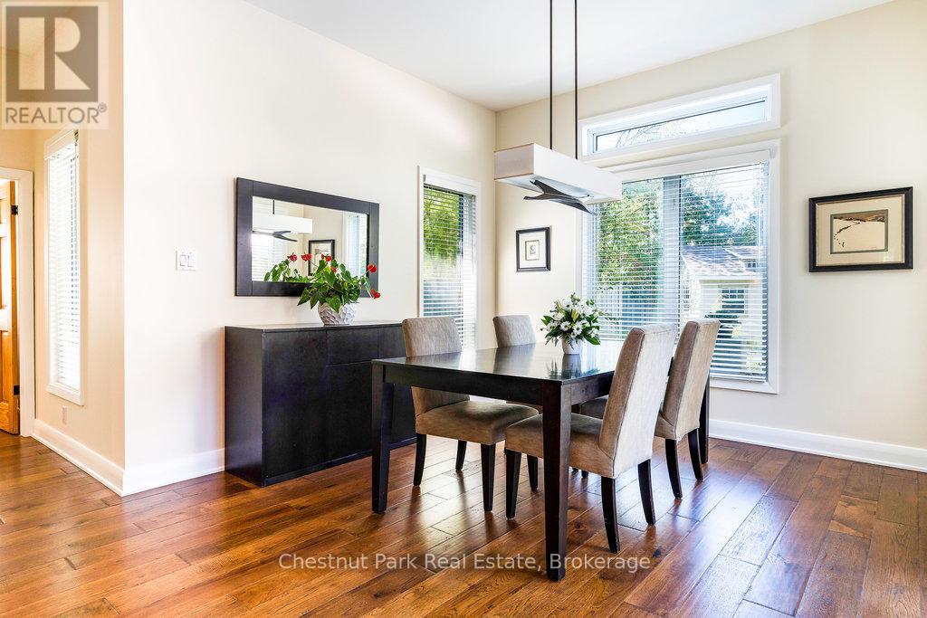 Spacious dining room