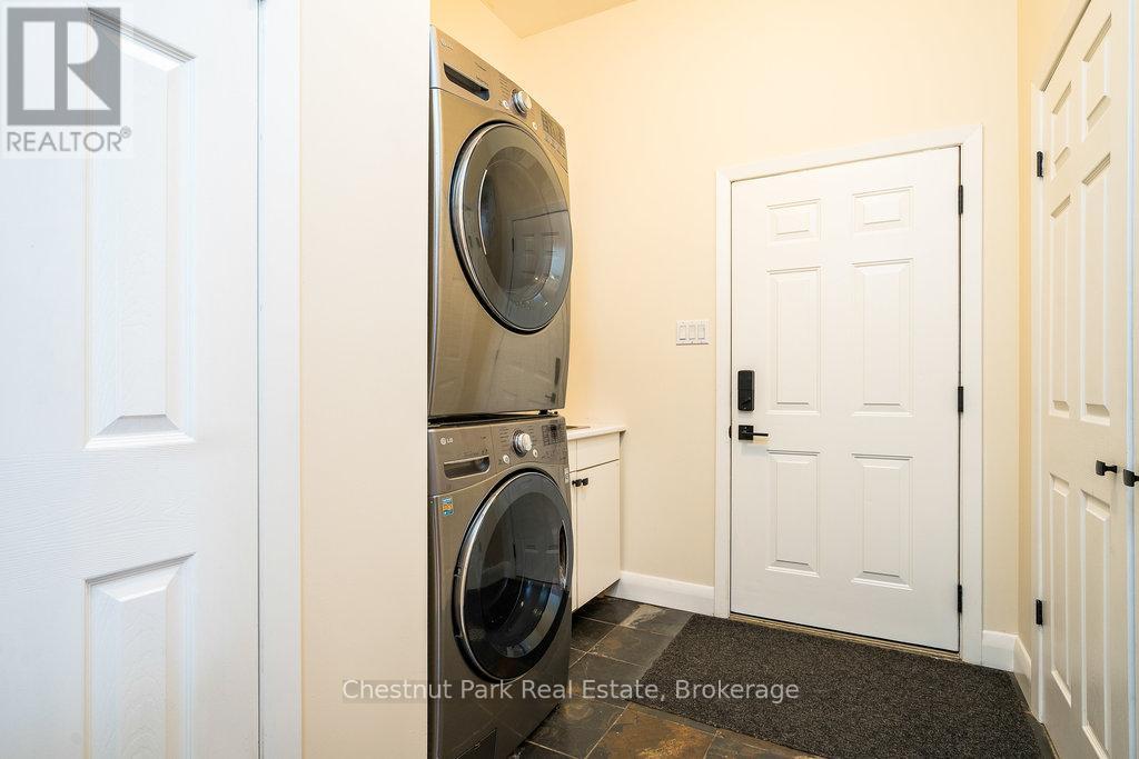 Laundry room with access to the 2 car garage