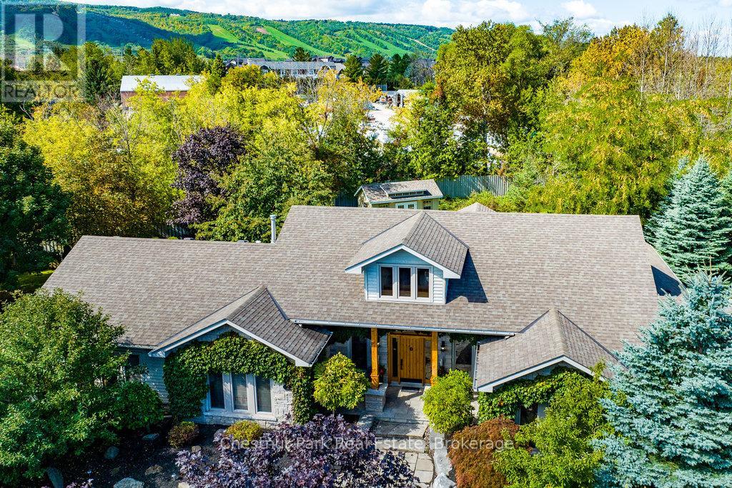 Aerial photo of the home