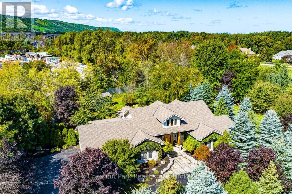 Aerial view of the home - close to ski hills
