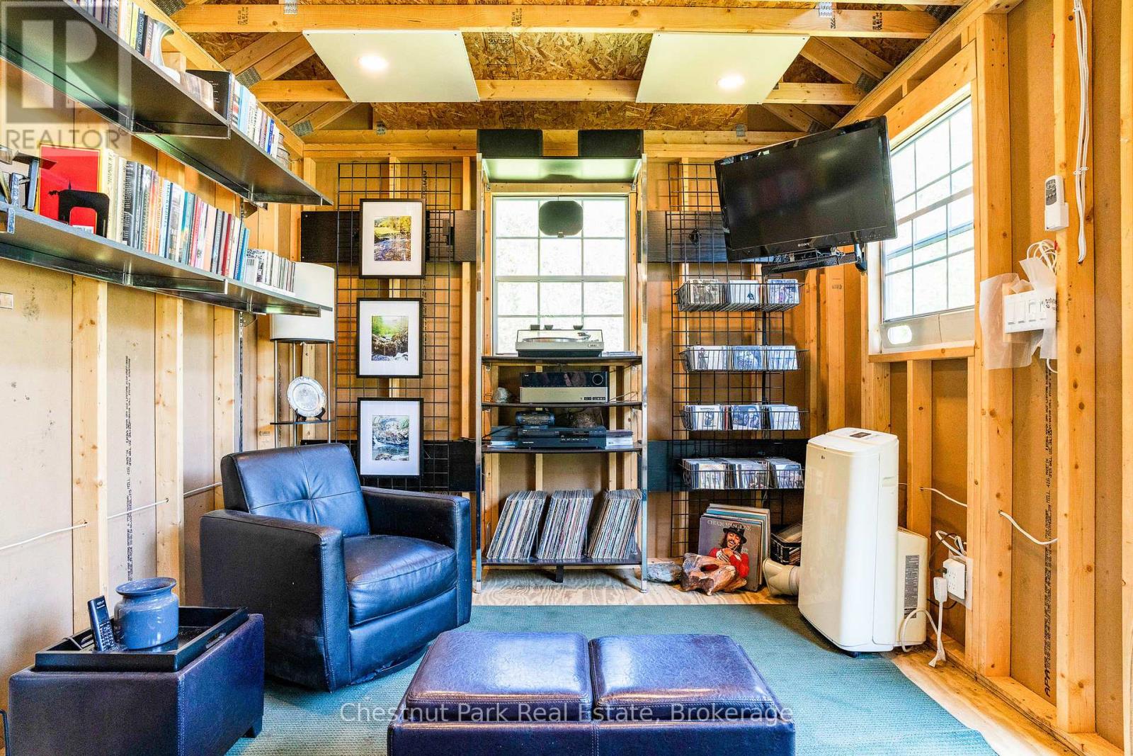 View inside the studio