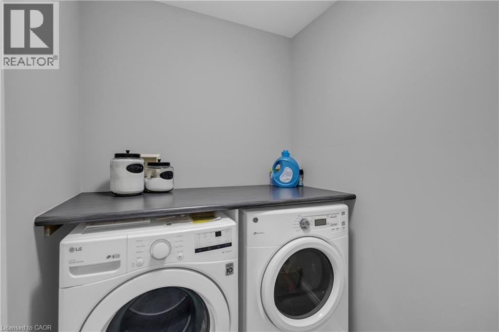 Laundry area with washing machine and dryer
