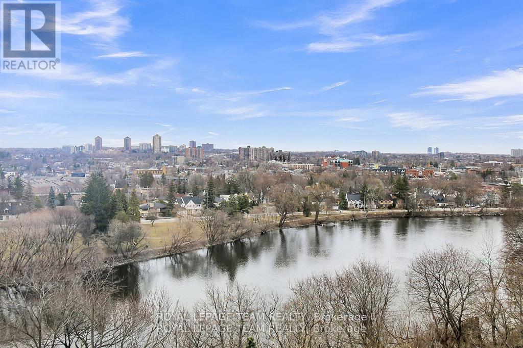 View of rideau river from living room