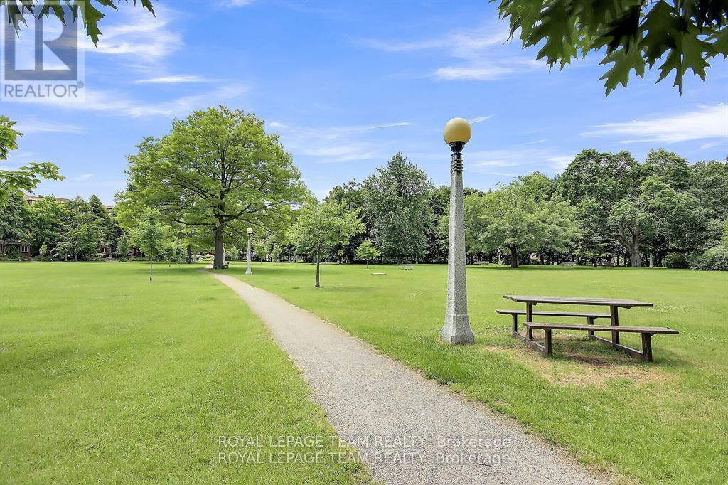 Large park across the street