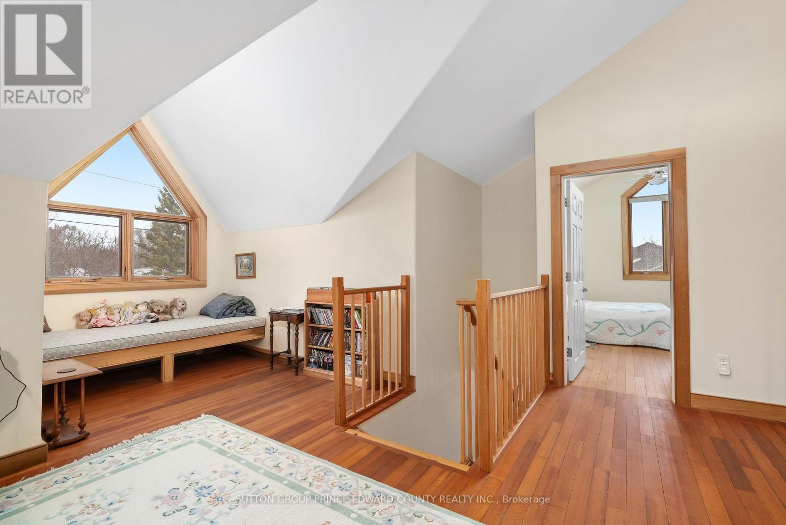 Reclaimed douglas fir floors on most of 2nd level