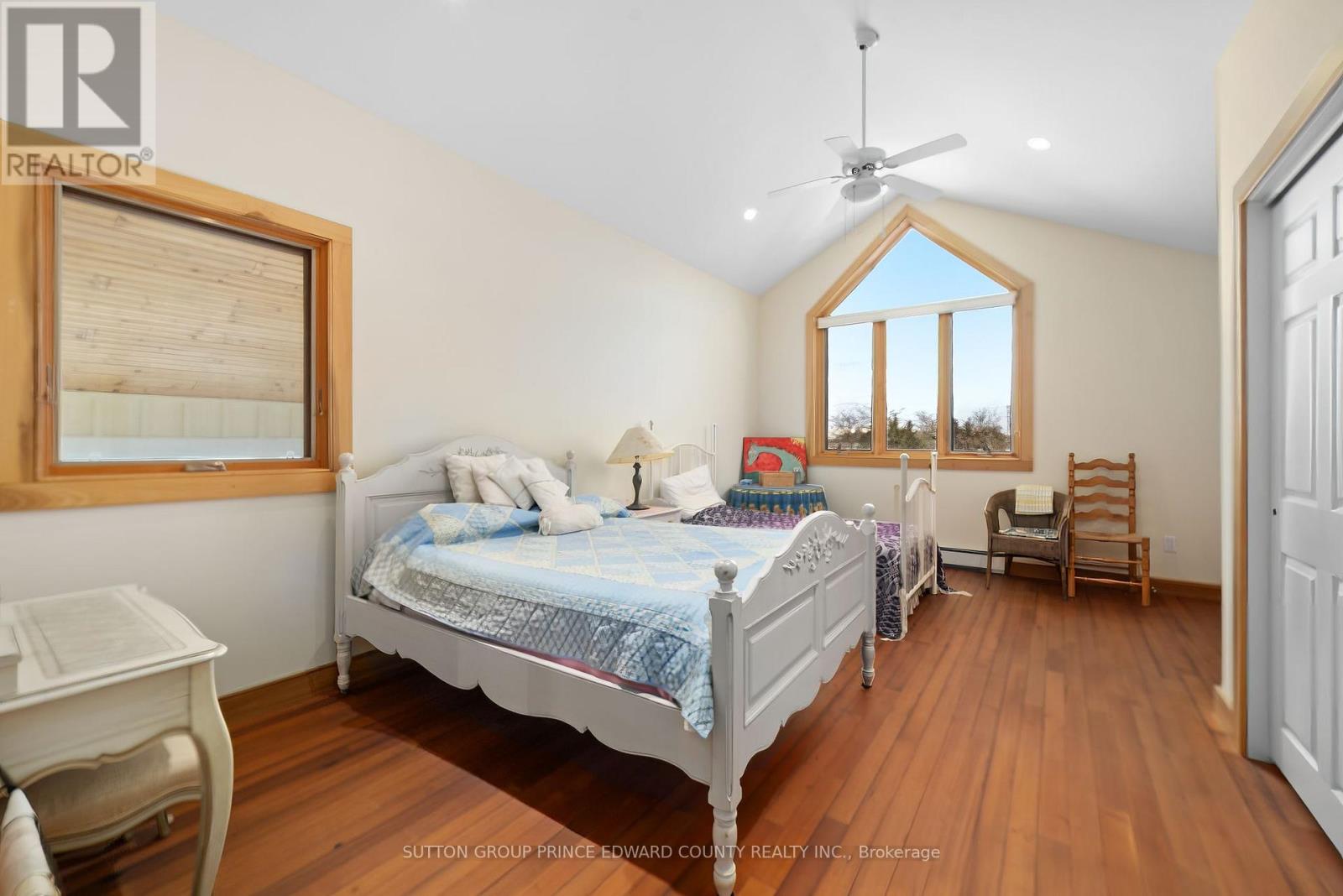 Views of the lake from guest bedroom