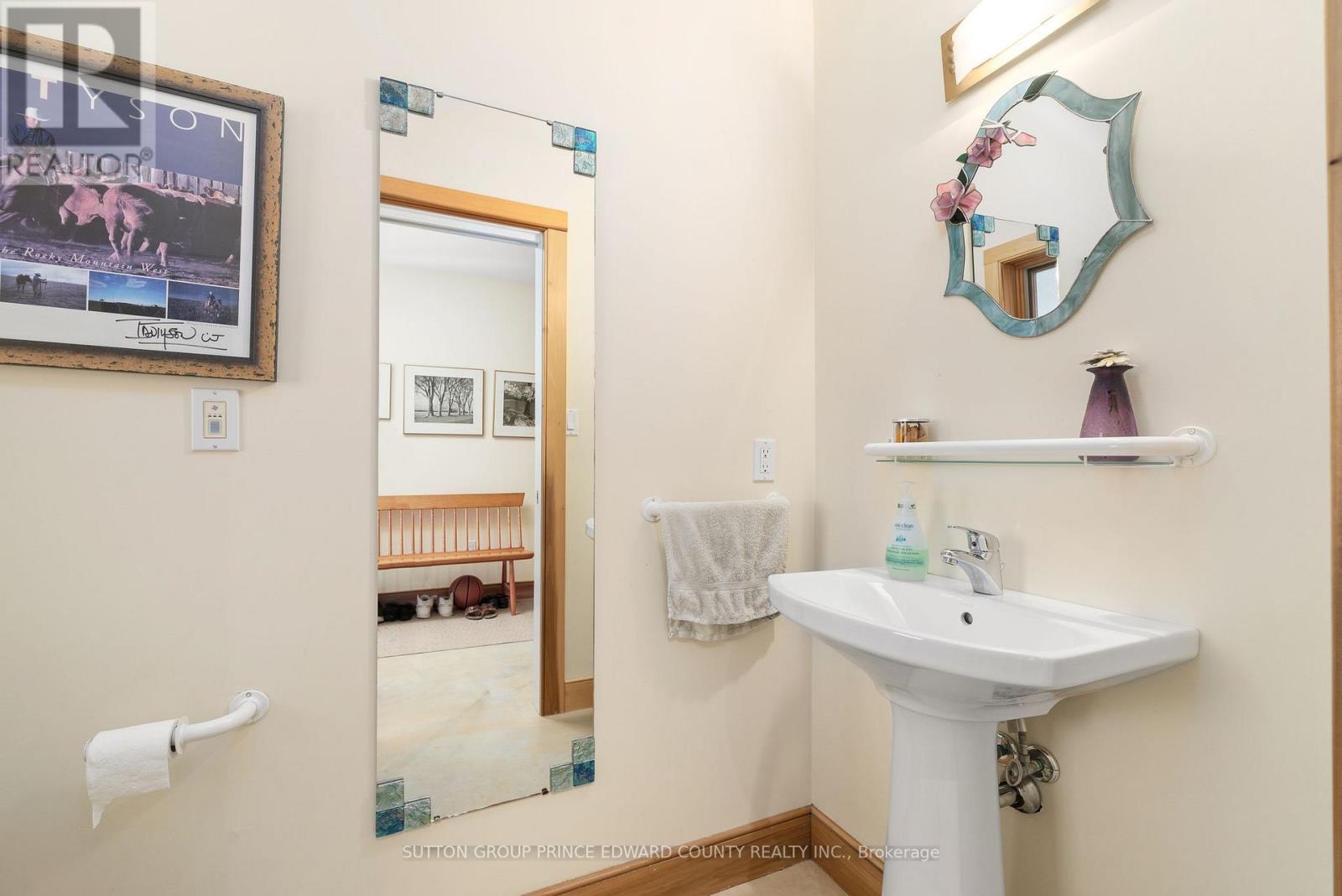 2 piece hallway bathroom