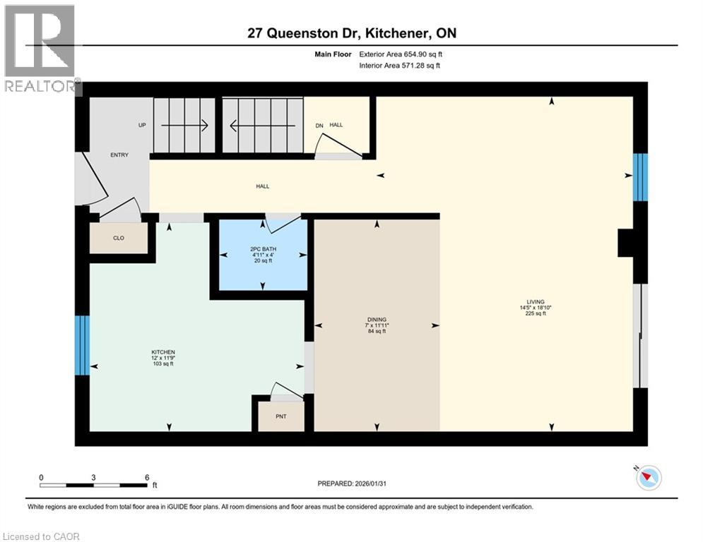 View of room layout