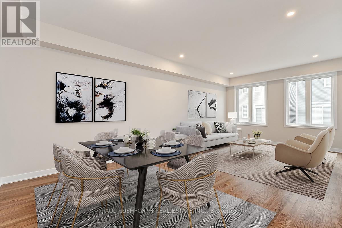 Virtually Staged-Living/Dining Room
