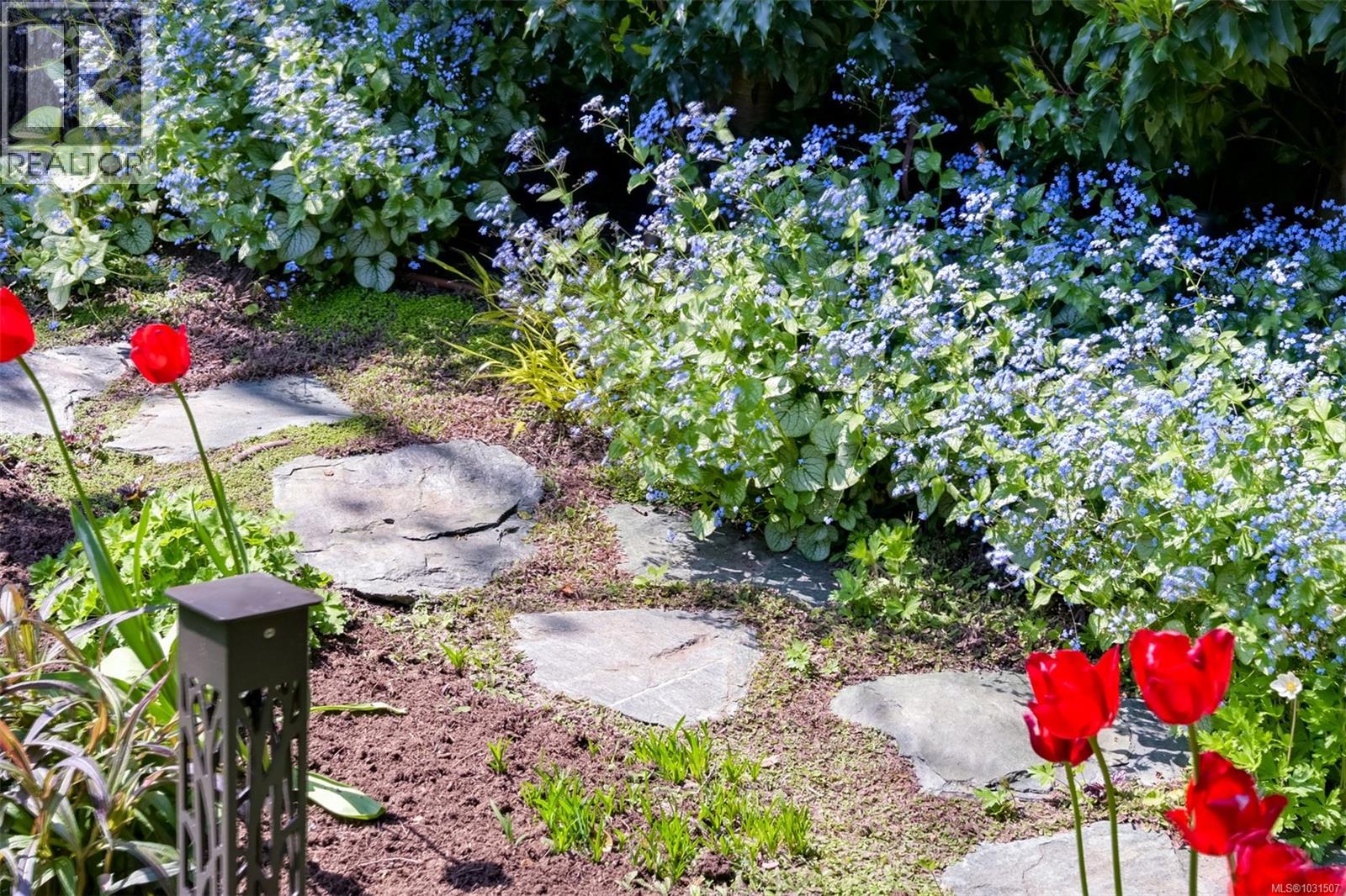Follow the Path...Springtime Garden Photo.