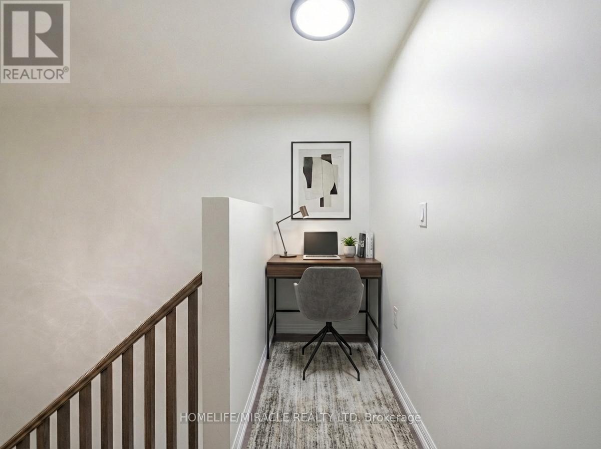 Virtually Staged Office Nook