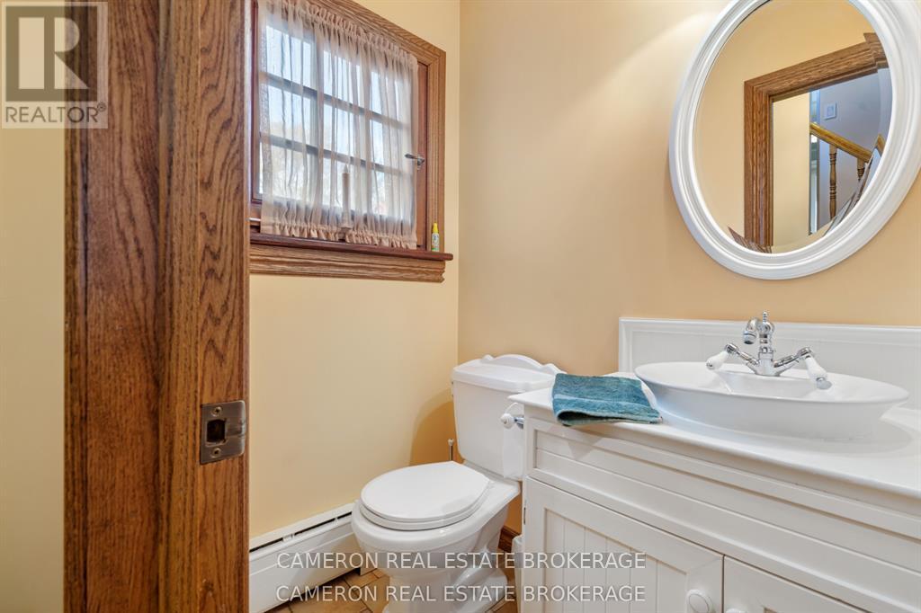 2pc bathroom on the main floor/east entrance
