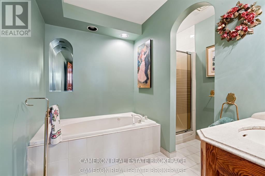 4pc bathroom in the basement living area