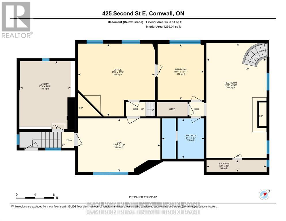 Basement floor layout