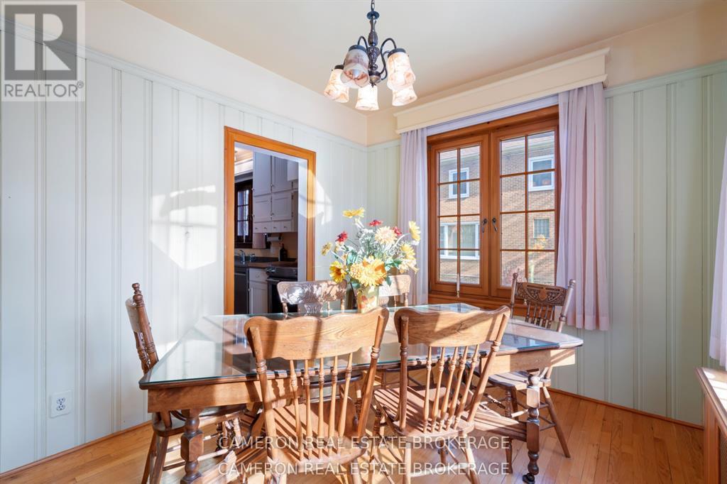 Separate kitchen eating area