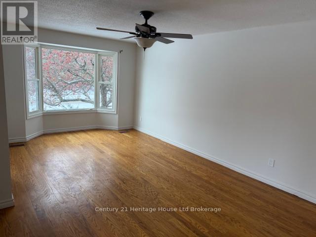 Living room with Bay window
