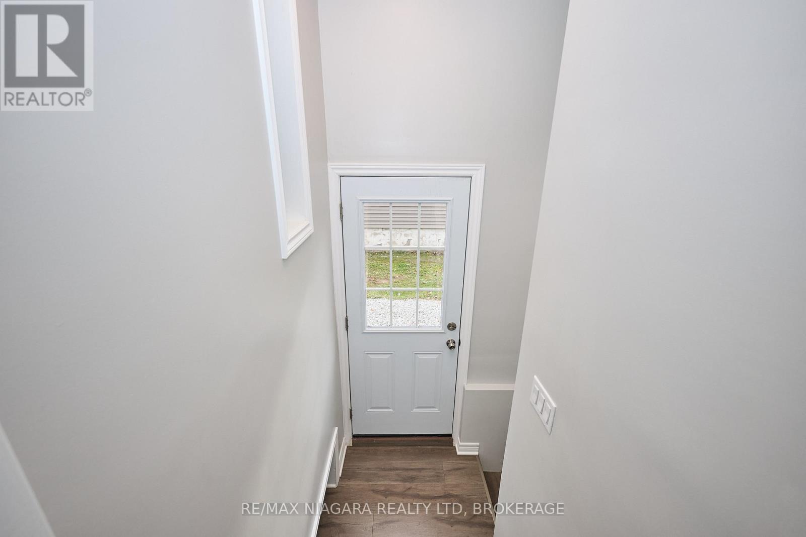 Stairs to basement with separate entrance